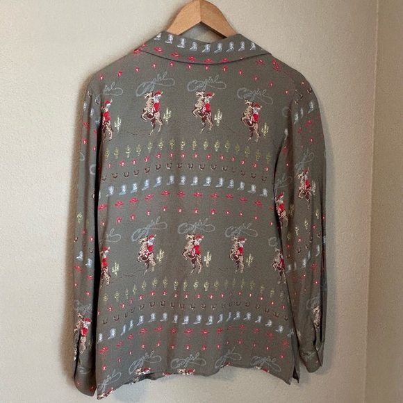 Vintage Women’s Lady Reiner Cowgirl Couture Button Down Western Shirt, Medium - Picture 4 of 6